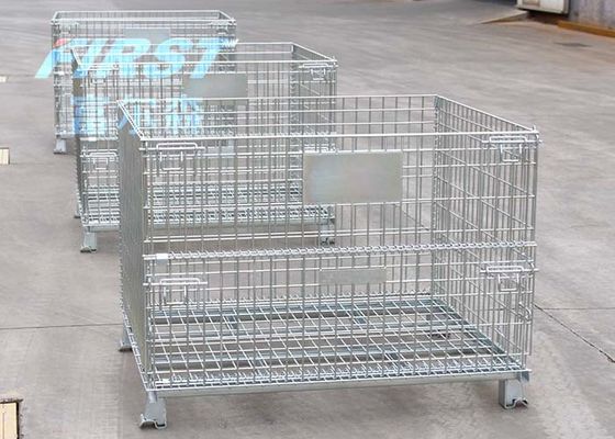 De Onder ogen gezien Draad Mesh Box Pallet van de pakhuis800kgs Capaciteit Dubbel