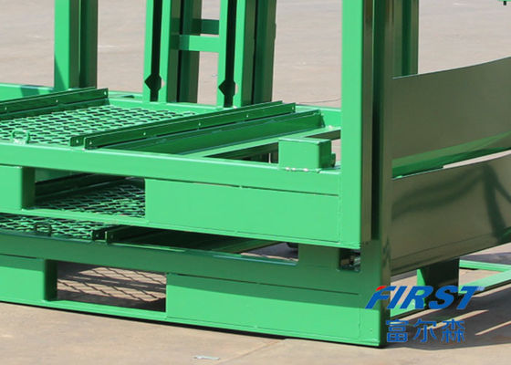 Het groene Poeder bedekte 1.5M Depth 60“ met een laag Stapelbare Staalpallets