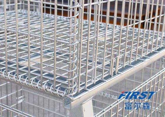 Vier Ringen 0.31m3 6.3mm Maatdraad Mesh Box Pallet