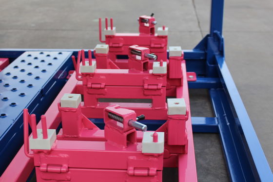 2000KGS Pallets van het 4 Lagen de Afneembare Stapelbare Staal