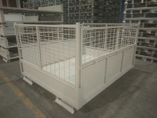 Supermarkt 50*50mm Netwerk 0.6mm de Opslagkooien van het Draadmetaal