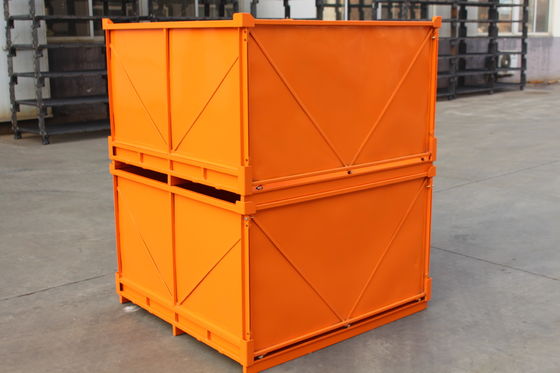 Vouwbare Gegalvaniseerde 2.0mm de Palletkooien van het Dikte48kg Metaal