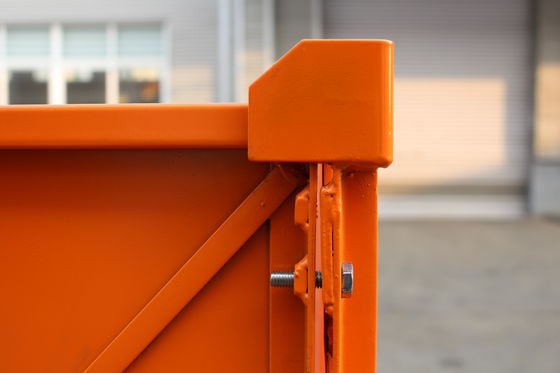 Vouwbare Gegalvaniseerde 2.0mm de Palletkooien van het Dikte48kg Metaal