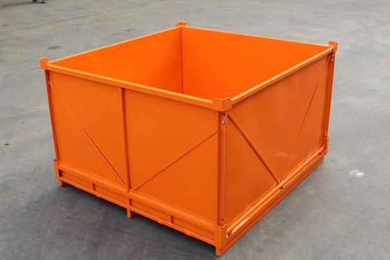 Vouwbare Gegalvaniseerde 2.0mm de Palletkooien van het Dikte48kg Metaal