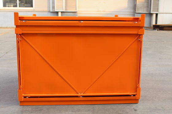 Vouwbare Gegalvaniseerde 2.0mm de Palletkooien van het Dikte48kg Metaal