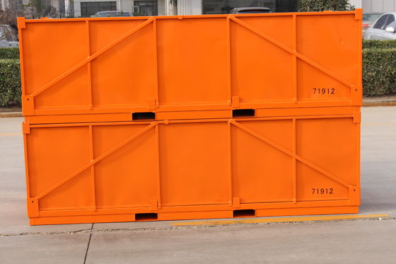 De lichte Plicht galvaniseerde 2 Ton 2.0mm de Palletdoos van het Staalmetaal