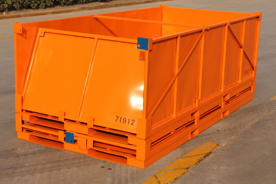 De lichte Plicht galvaniseerde 2 Ton 2.0mm de Palletdoos van het Staalmetaal