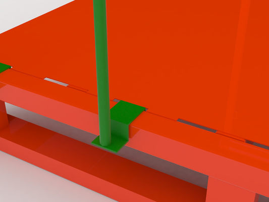 De hete Ondergedompelde Gegalvaniseerde 1800mm Rekken van het Hoogte Stapelbare Staal
