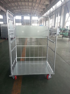 De Kleur van de de Maniereningang RAL van ISO 4 galvaniseerde Broodjes Logistisch Karretje