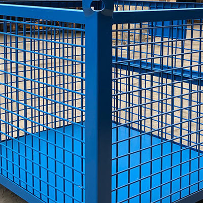 RAL Gegalvaniseerde Stapelbare Opvouwbare de Draadcontainer van 1500KG